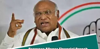 Congress Alleges Financial Crunch