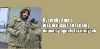 Hyderabad man dies in Russia