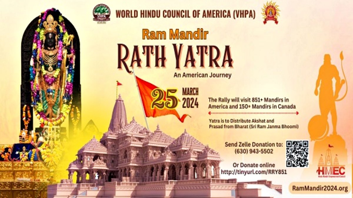 Transcontinental Ram Mandir Rath Yatra: A Spiritual Odyssey Across North America