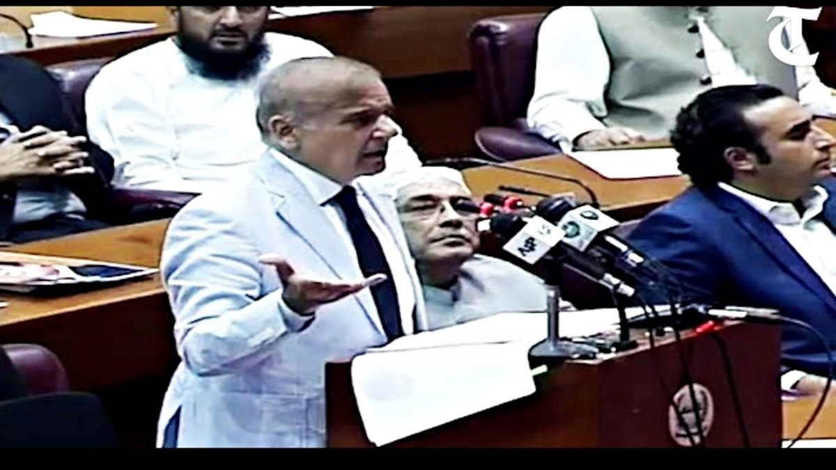 Pakistan’s new PM Shahbaz Sharif rakes up Kashmir, Palestine issues in maiden speech