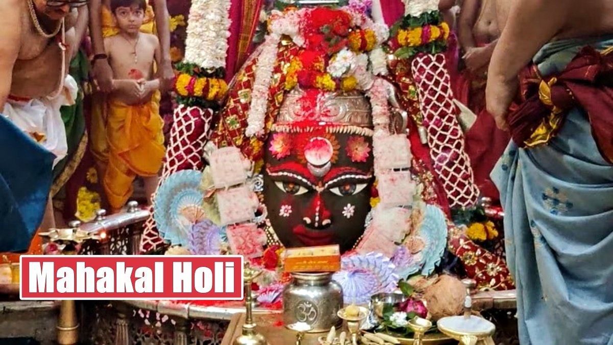 Ujjain’s Mahakal Temple Initiates Holi Festivities with a Floral Extravaganza