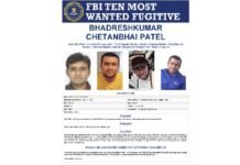 Indian Fugitive Bhadresh Kumar Patel