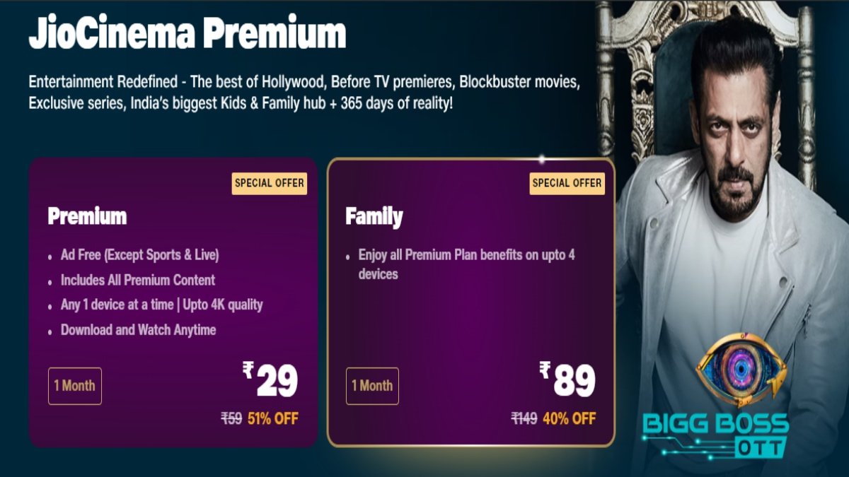 Reliance Jio Launches JioCinema Premium: Ad-Free 4K Entertainment