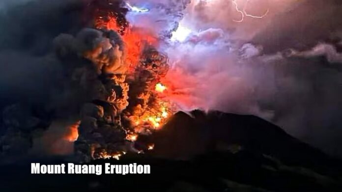 Mount Ruang Eruption