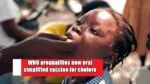 New oral vaccine for cholera