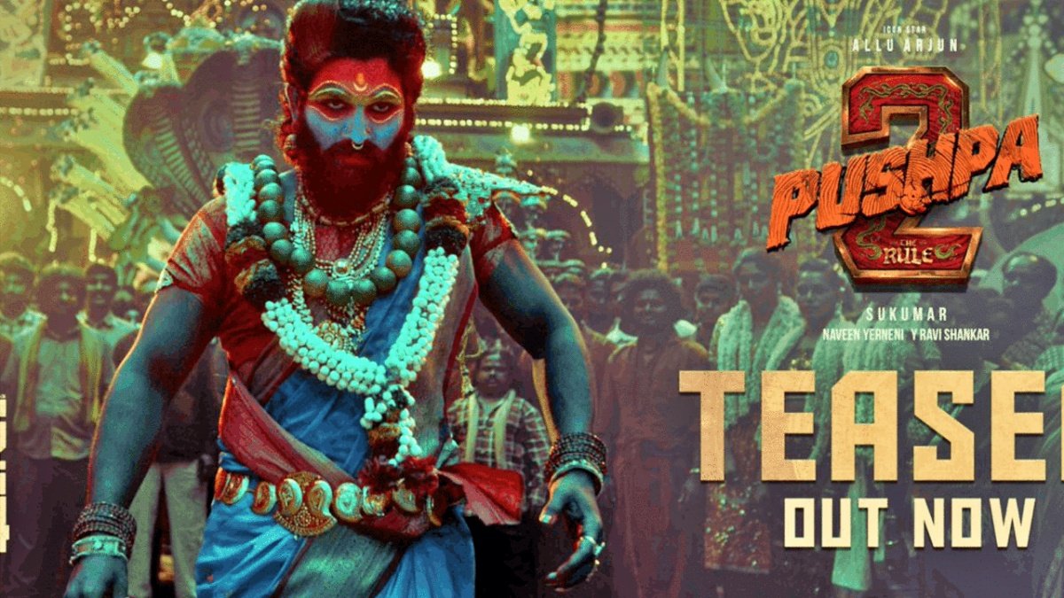Allu Arjun Promises an Unforgettable Cinematic Experience with ‘Pushpa 2: The Rule’ Teaser