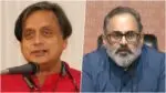 Tharoor Accepts Chandrasekhar’s Debate Challenge Amidst Thiruvananthapuram Election Heat Tharur-Rajeev Chandrasekhar