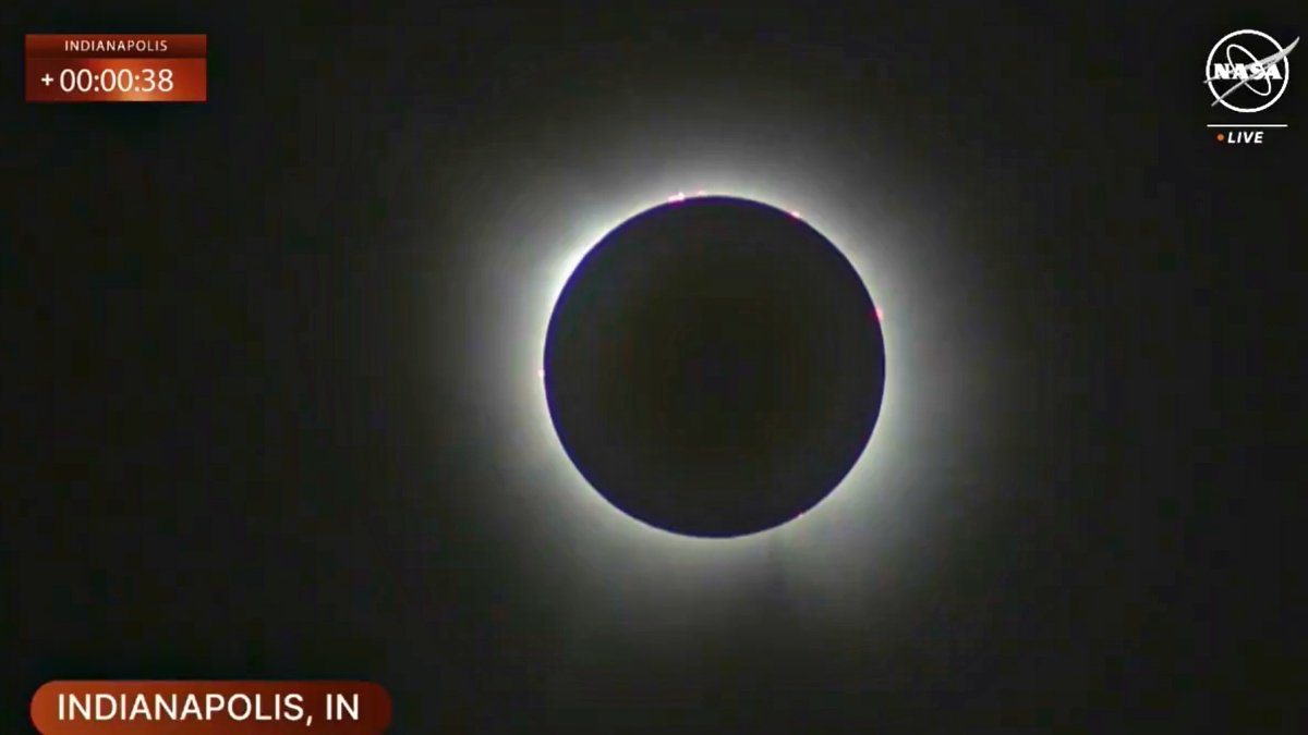 The 2024 Total Solar Eclipse Enthralls Millions Across North America, watch Video