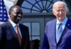 Biden and Kenyan President Ruto