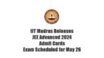 JEE Advanced 2024 Admit Cards