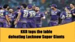 KKR Victory Over LSG