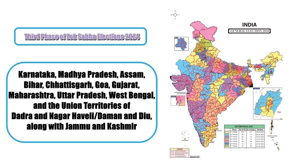 Third Phase of Lok Sabha Elections 2024: Key Details and Constituencies