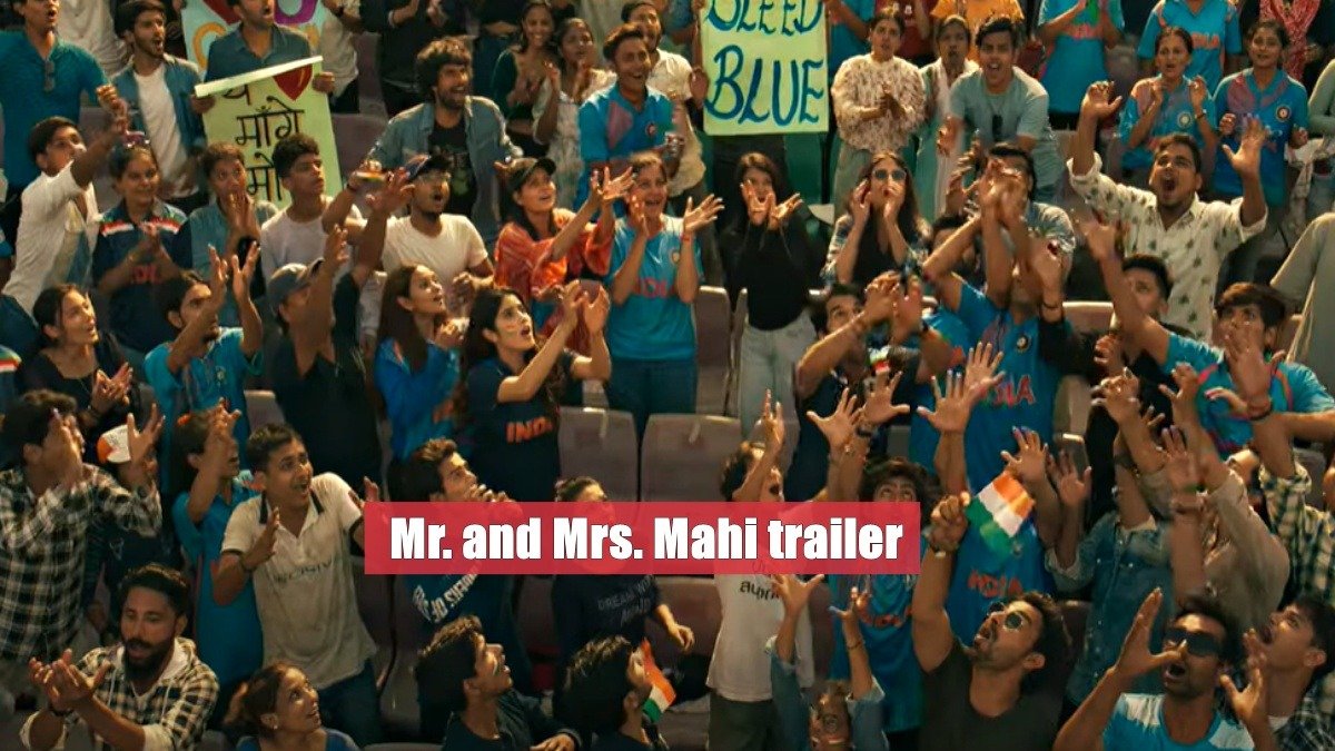Mr. and Mrs. Mahi trailer out ‘A Tale of Love and Cricket’