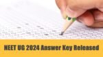 NEET UG 2024 Answer Key Released
