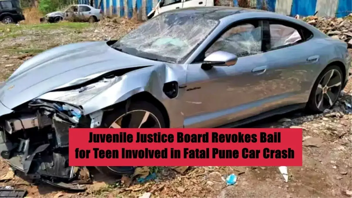 Juvenile Justice Board Revokes Bail for Teen Involved in Fatal Pune Car Crash