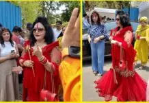 Radhe Maa’s VIP Voting: Controversy Erupts in Mumbai’s Polling Booths Radhe Maas VIP Voting