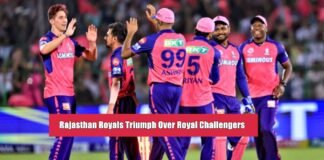 Rajasthan Royals Triumph Over Royal Challengers