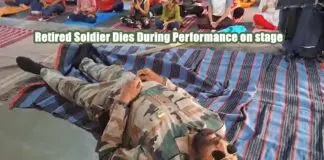 Retired Soldier Dies During Performance on stage