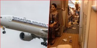 Turbulence Hits London-Singapore Flight