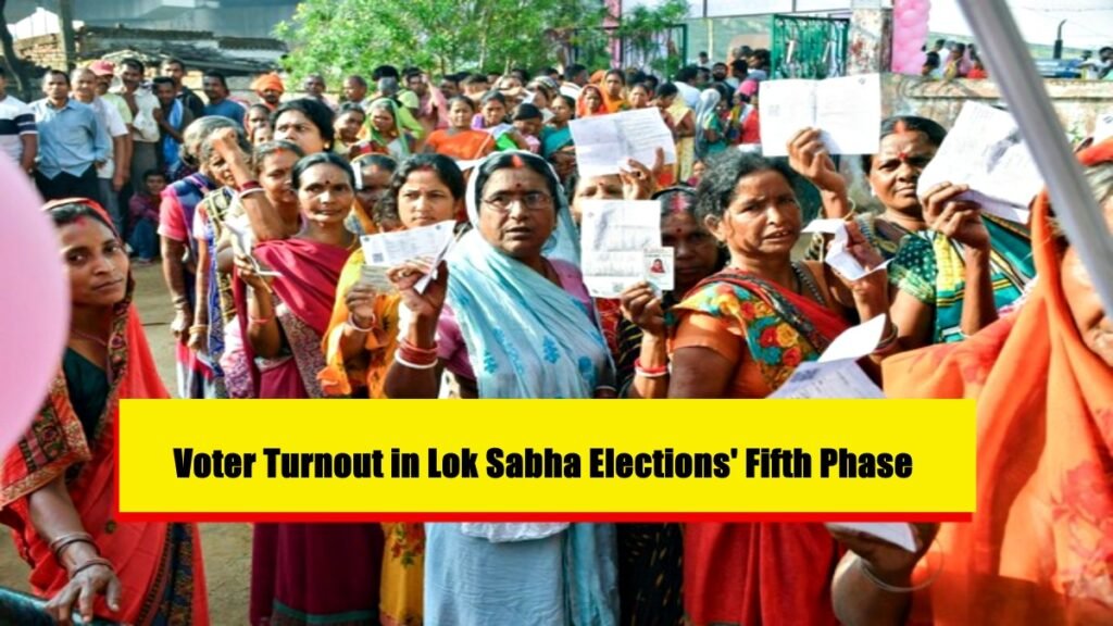 Voter tournout 5th phase