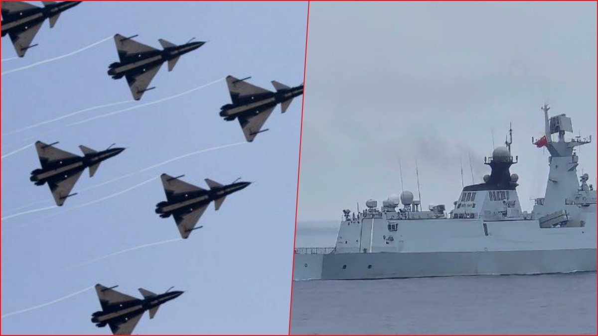 China Warns of War Over Taiwan Amid Military Drills