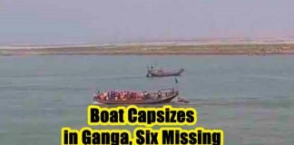 Boat Capsizes in Ganga, Six Missing