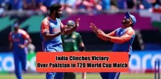 India Victory Over Pakistan T20 World Cup Match