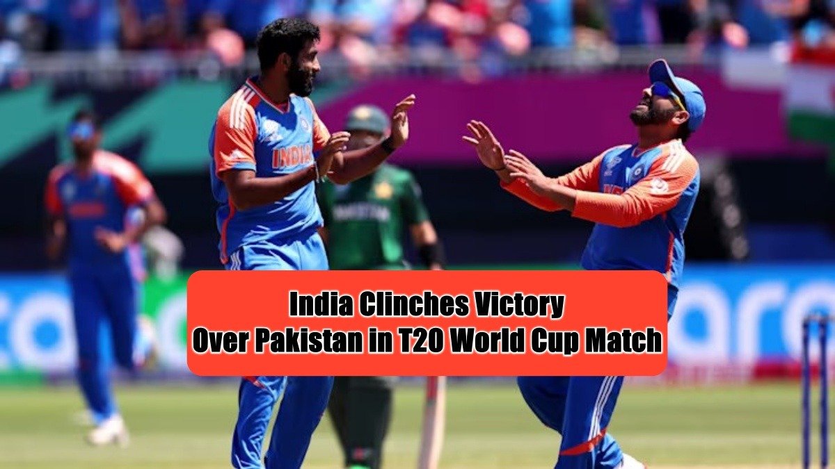 India Clinches Victory Over Pakistan in Rain-Affected T20 World Cup Match
