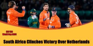 South Africa Clinches Victory Over Netherlands