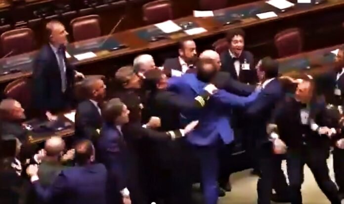 Turmoil in Italian Parliament