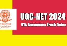UGC NET 2024-Fresh Dates