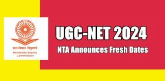UGC NET 2024-Fresh Dates