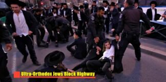 Ultra-Orthodox Jews Block Highway