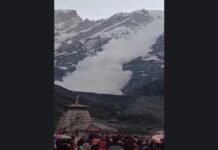 avalanche hits kedarnath