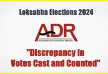 Discrepancy in Votes Cast and Counted