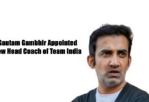 Gautam Gambhir as Indias New Head Coach