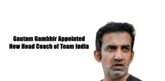 Gautam Gambhir as Indias New Head Coach