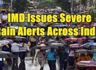IMD Issues Severe Rain Alerts Across India