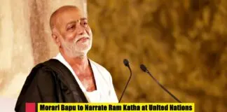 Morari Bapu to Narrate Ram Katha at United Nations