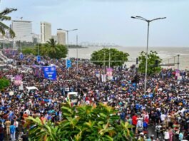Mumbai cricket parade