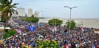 Mumbai cricket parade