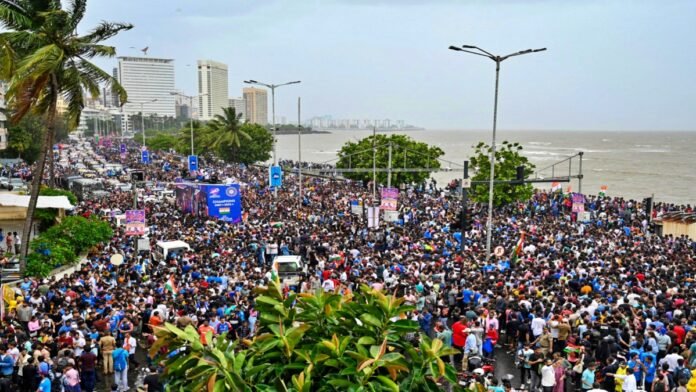 Mumbai cricket parade