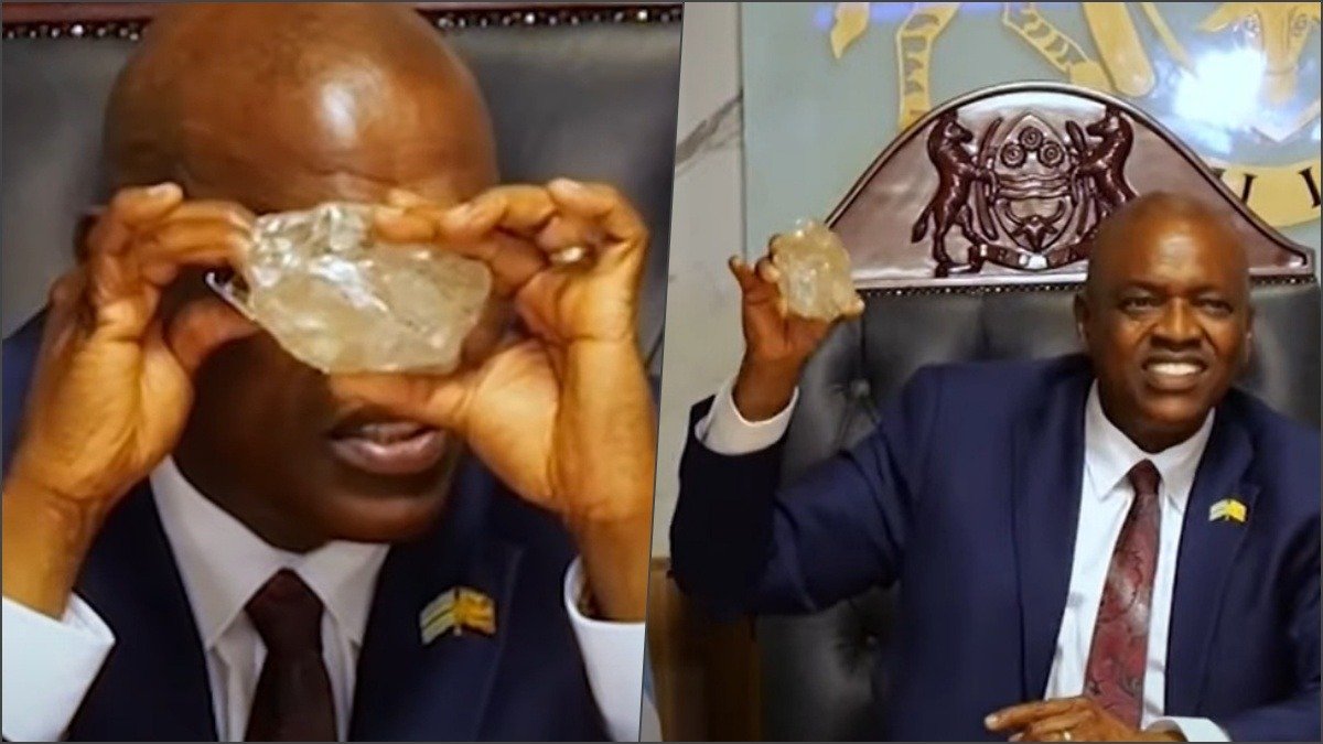 Giant 2,492-Carat Diamond Unearthed in Botswana: Second-Largest Ever Mined