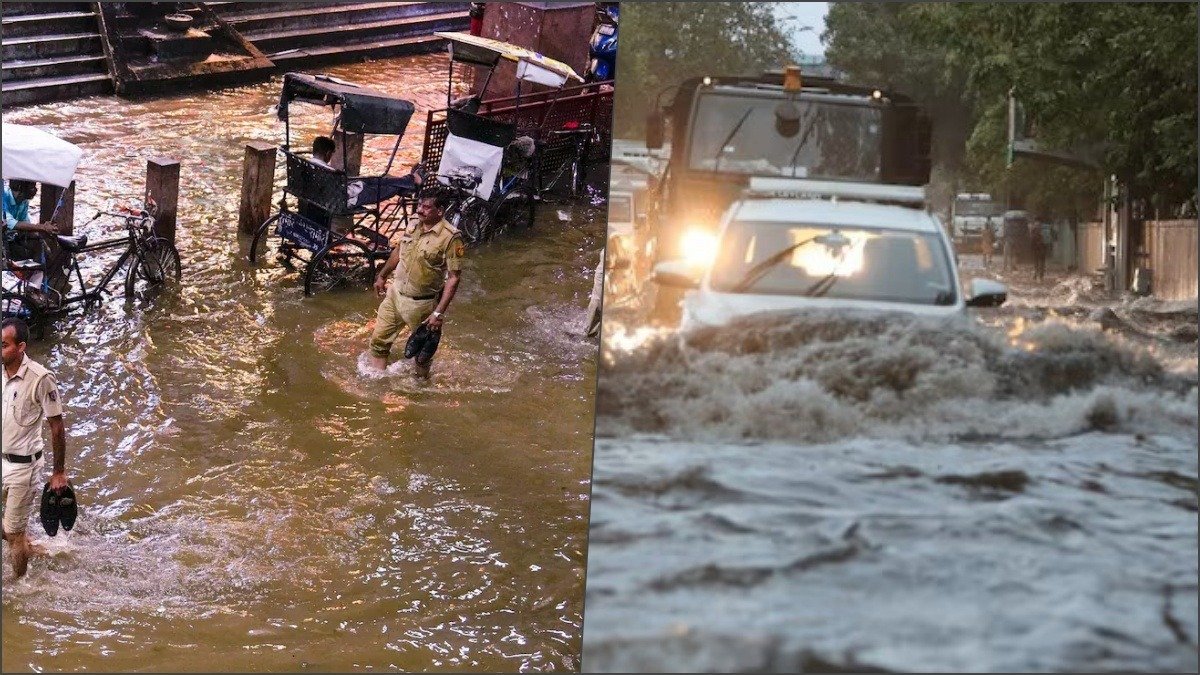 Heavy Rain Paralyzes Delhi: Two Dead, Schools Closed, Flights Diverted
