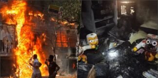Hindu Temples Ablaze