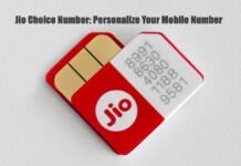 Jio Choice Number