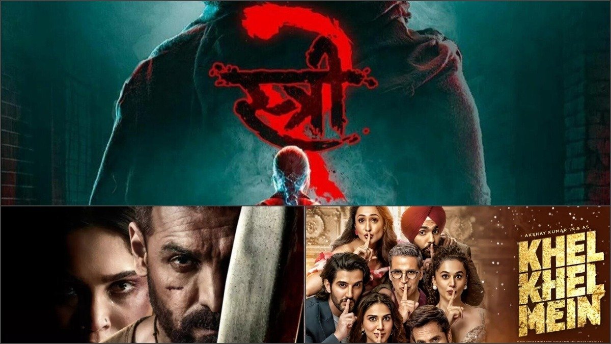 Mumbai Box Office: Stree 2 Dominates, Khel Khel Mein and Veda Struggle