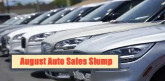 August Auto Sales Slump
