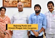 Bajrang Punia and Vinesh Phogat Join Congress