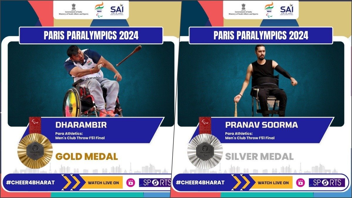 India Shines with Double Podium Finishes at Paris Paralympics 2024